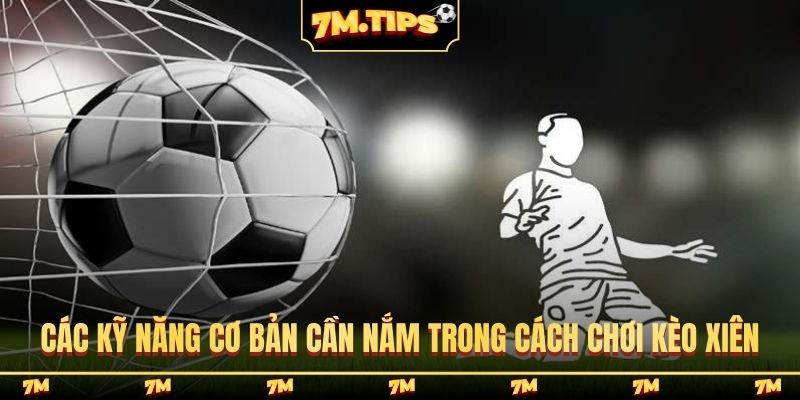 Các kỹ năng cơ bản cần nắm trong cách chơi kèo xiên