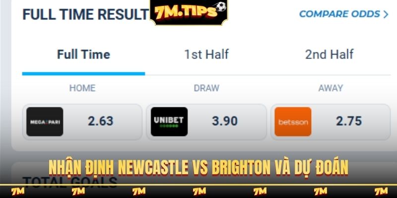 Nhận định Newcastle vs Brighton và dự đoán